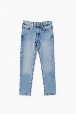 Jeans Forever 21 Organically Grown Algodon Girls Boys Niños Azules Claro | tThXzwcLpUD