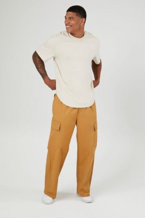 Pantalon Forever 21 Cargo Drawstring Hombre Marrom | PmUbIESIvQv