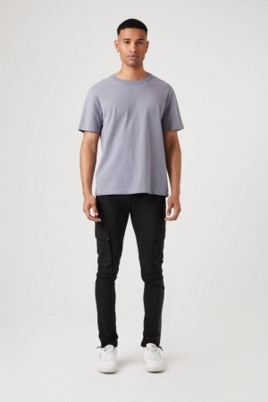 Pantalon Forever 21 Flaco Drawstring Joggers Hombre Negros | dEekZiFZRtQ