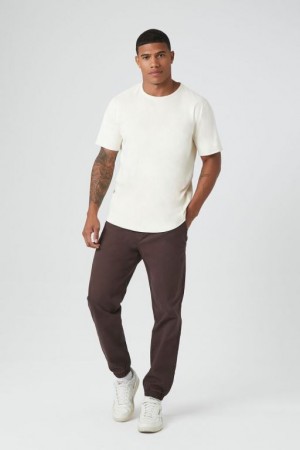 Pantalon Forever 21 Twill Drawstring Joggers Hombre Cocoa | R0QhYDIiRZz