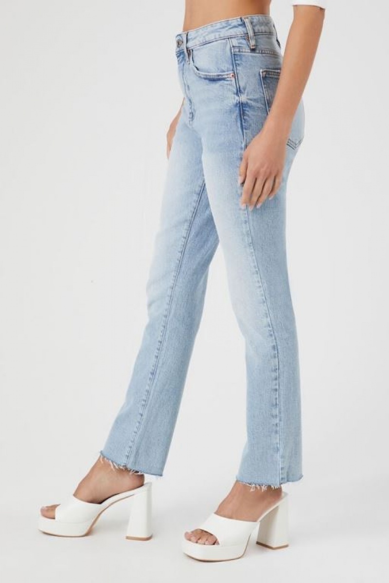 Jeans Forever 21 Stretch Denim Directo Mujer Azules Claro | RhaTM9FByba