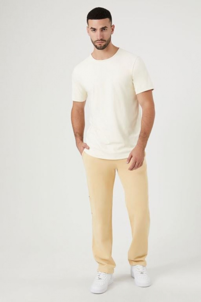 Pantalon Forever 21 Mineral Wash Directo Leg Hombre Marrom | alpC93bt8Aj