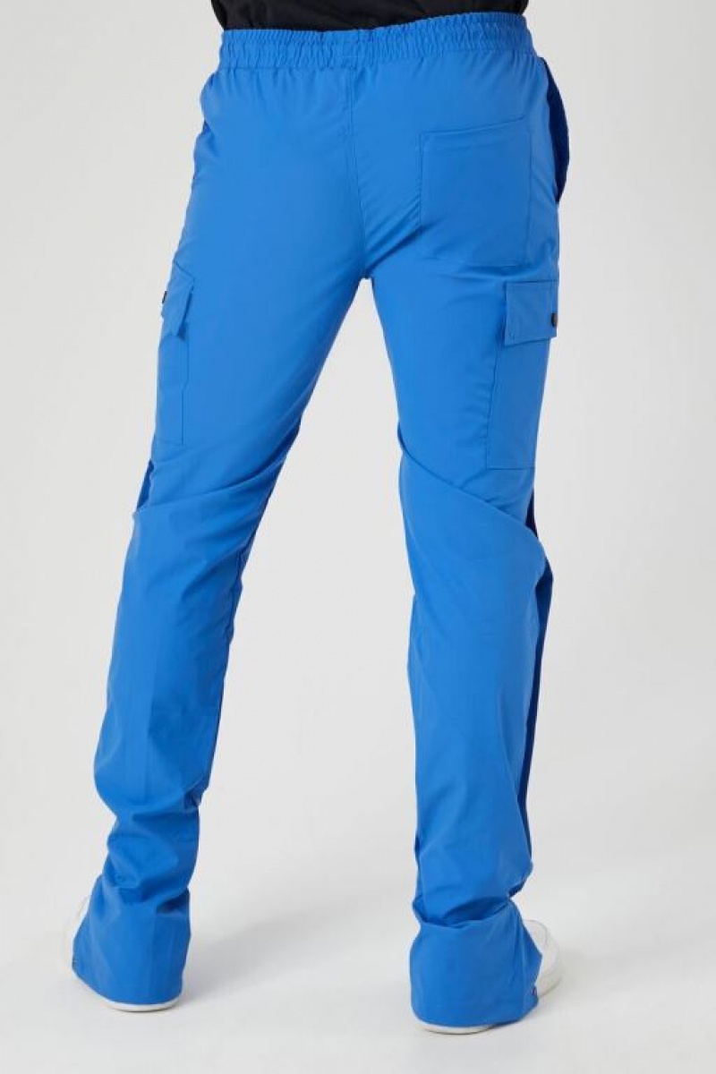 Pantalon Forever 21 Snap Button Cargo Joggers Hombre Azules | ZYpQxaZpVcy