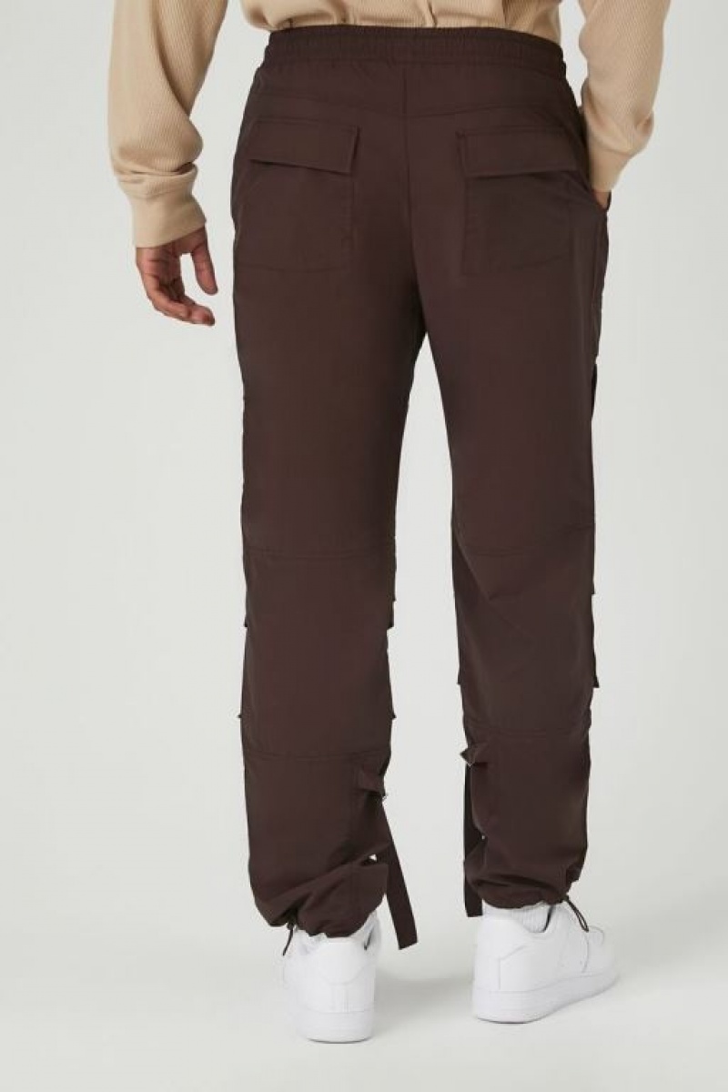 Pantalon Forever 21 Toggle Drawstring Cargo Joggers Hombre Cocoa | umyGm41LOKH