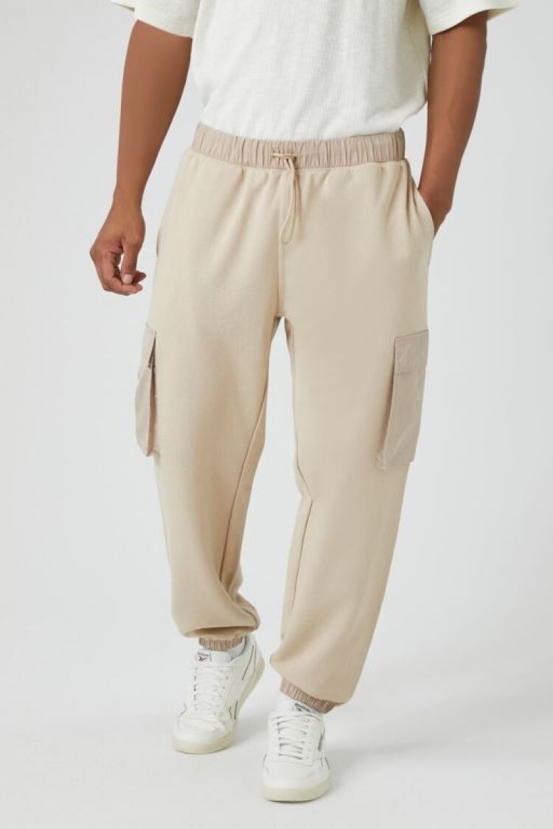 Pantalon Forever 21 Toggle Drawstring Joggers Hombre Grises Marrom | Tat4FogCkHi