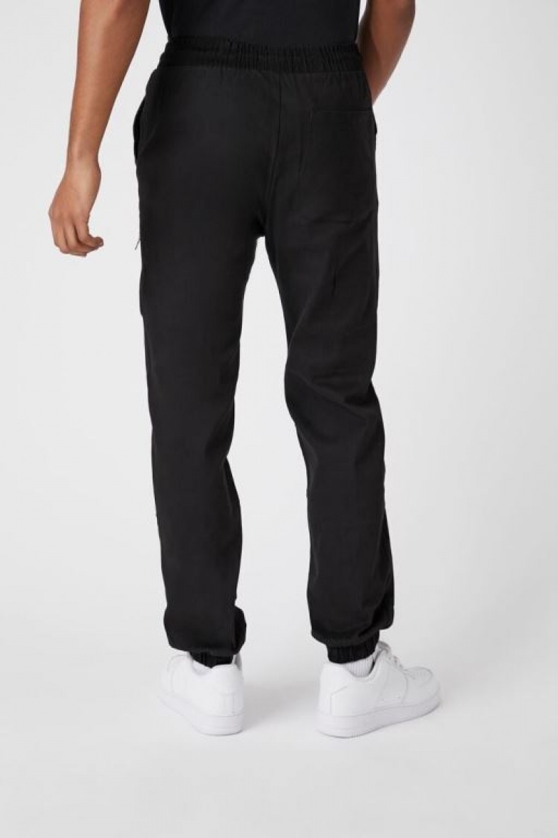 Pantalon Forever 21 Twill D Pocket Cargo Joggers Hombre Negros | tcfAMFUFdZC