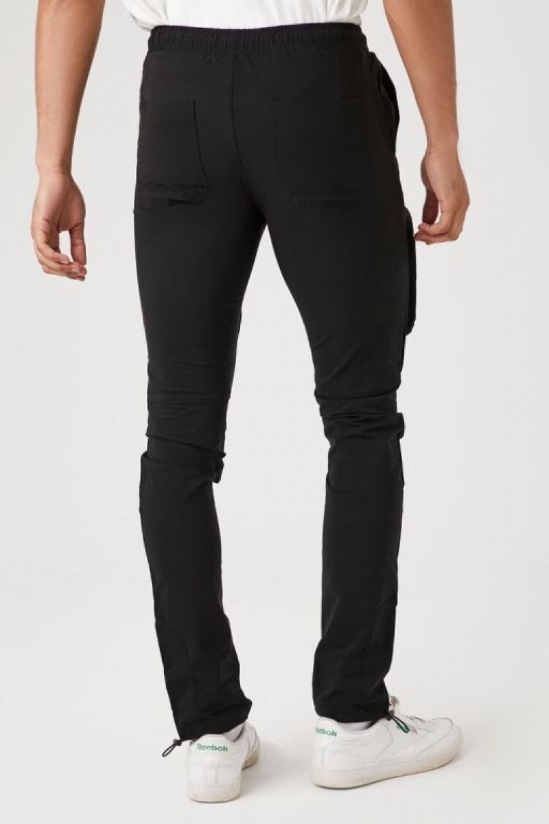 Pantalon Forever 21 Utility Cargo Joggers Hombre Negros | GjuwyyhW5yE